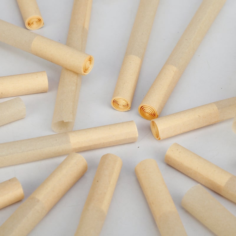 Cigarette Style Tubes - Standard Filter, White Cigarette Paper, Traditional  Tip